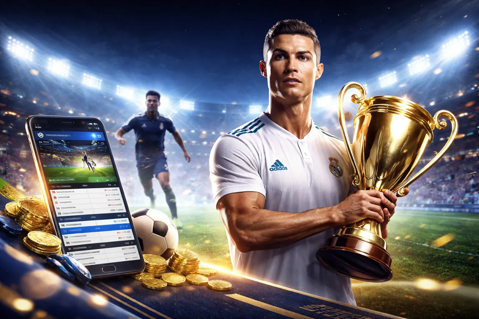Hình ảnh nền Tha Bet 888 với các trò chơi cá cược sôi động