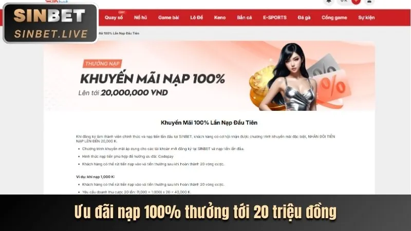 Khuyến mãi chào mừng Tha Bet 888